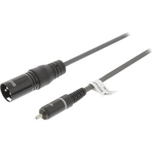Cavo audio XLR 3 pin maschio-RCA maschio Sweex 5m