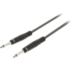 Cavo Altoparlante Mono 6.35 mm Maschio - Maschio 5m Grigio