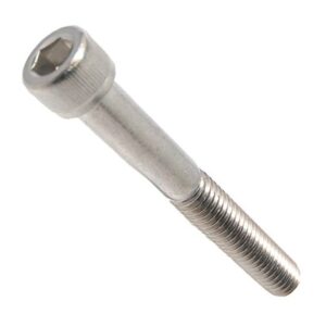 Bullone a testa cilindrica zincato semifilettato M5x70