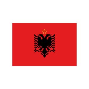 Bandiera di stato Repubblica Popolare Socialista d'Albania 1976-1992