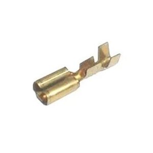 Connettore Faston femmina non isolato 4,8 mm per cavi 0,3–1 mm confezione da 100