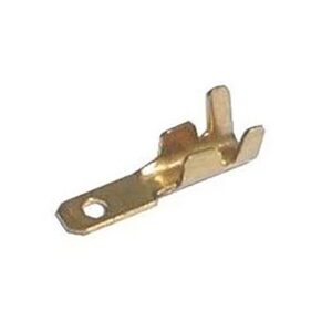 Connettore Faston maschio non isolato 4,8 mm per cavi 0,3–1,0 mm confezione da 100