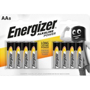Batteria alcalina tipo AA LR6 1,5V blister da 8 Energizer