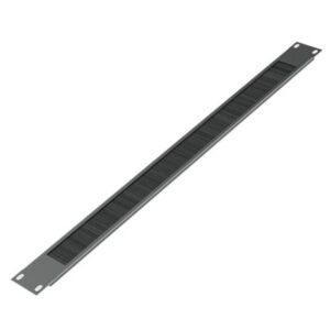 Pannello passacavi 19" con spazzola 1U