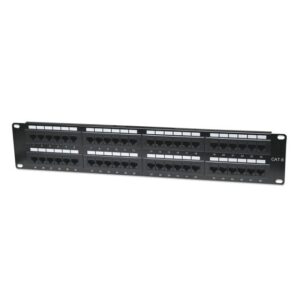Pannello Patch UTP 48 posti RJ45 cat 6