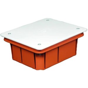 Scatola di derivazione da incasso con coperchio IP40 92x92x45mm Faeg