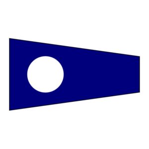 Pennello Segnalazione Nautica "2" Bissotwo Lungo 50x170cm