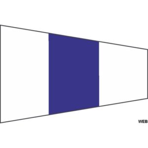 Pennello segnalazione nautica "Designazione" 190x56x17cm
