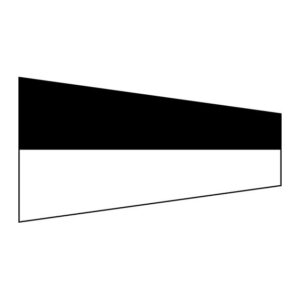 Pennello Segnalazione Nautica "6" Soxisix Lungo 50x170cm