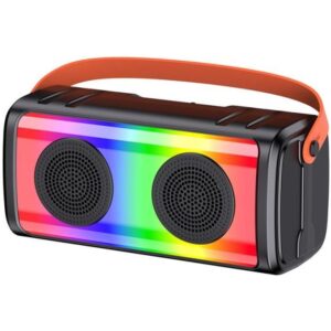 Cassa acustica ricaricabile luce LED Bluetooth/SD/USB/AUX 3" 10W KSC-1002
