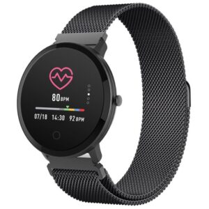 Smartwatch nero con cinturino metallico ed in gomma Forever ForeVive SB-320
