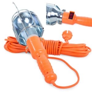 Lampada da lavoro E27 portatile con cavo 10m