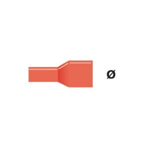 Connettore Fast On 4.0mm Femmina Rosso