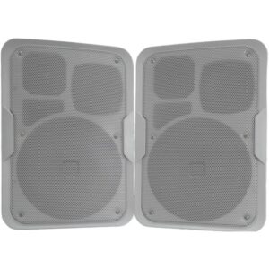 Coppia casse acustiche da parete 80W 4 Ohm bianche