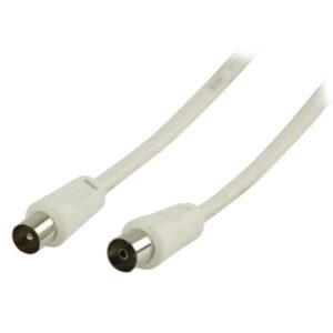 Cavo coassiale Coax (IEC) Dritto maschio - femmina  25m bianco