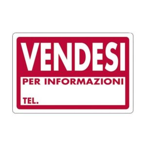 Cartello segnaletico "Vendesi" 30x20cm