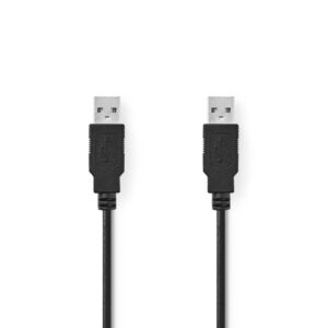 Cavo USB 2.0 A maschio - A maschio 3m Nero