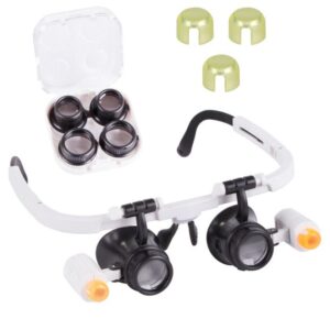 Lente d'ingrandimento a occhiali con LED – 25x